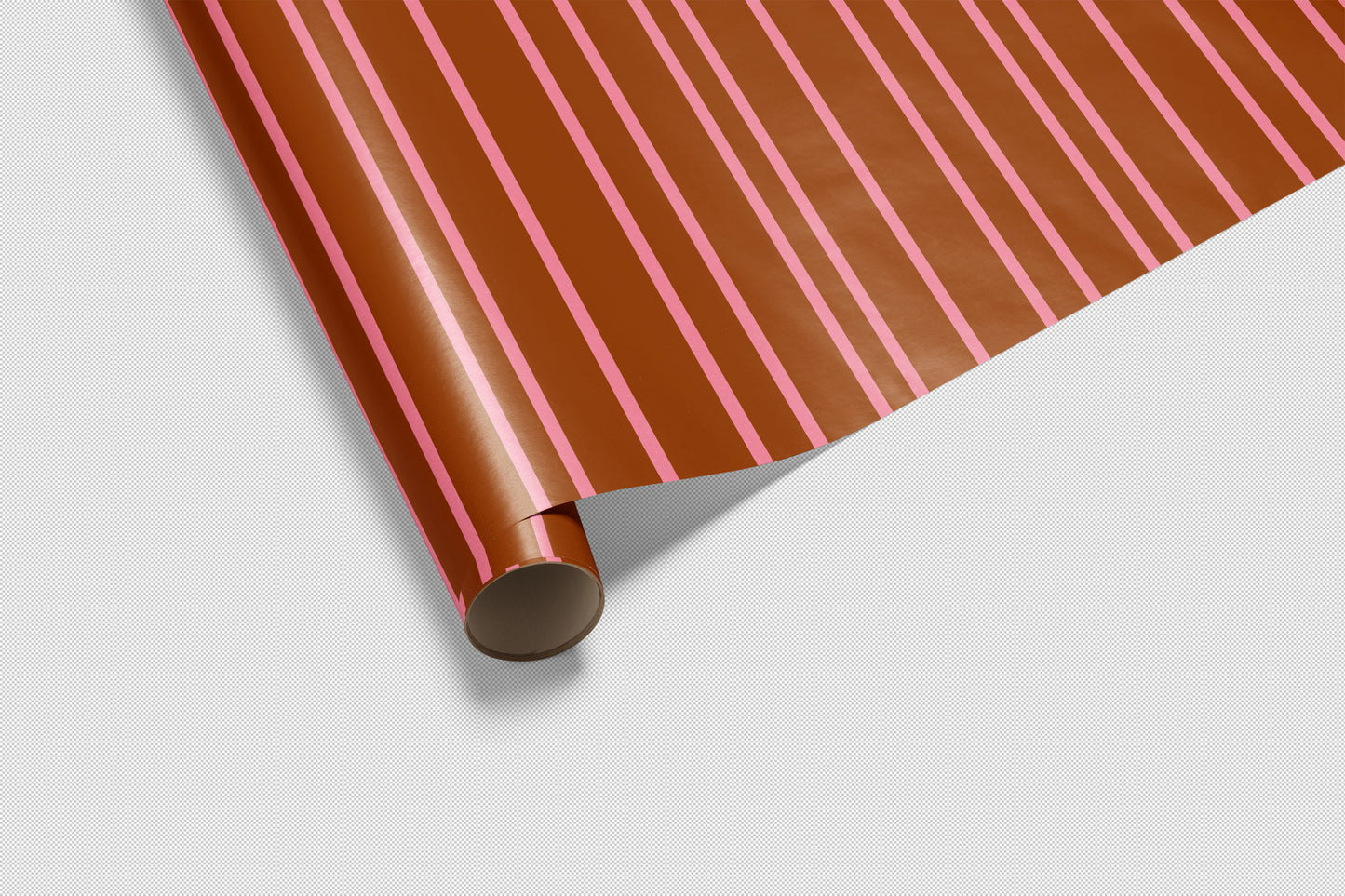 Wrapping Paper Roll Artisan CARAMEL STRIPE