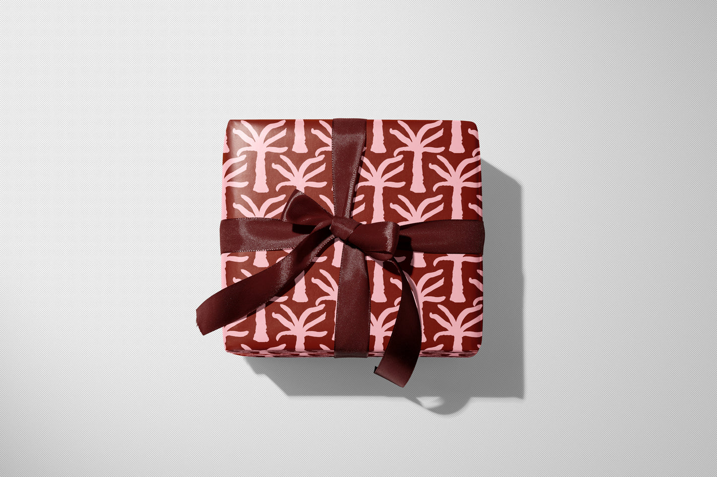 Wrapping Paper Roll Artisan CRIMSON PALMS